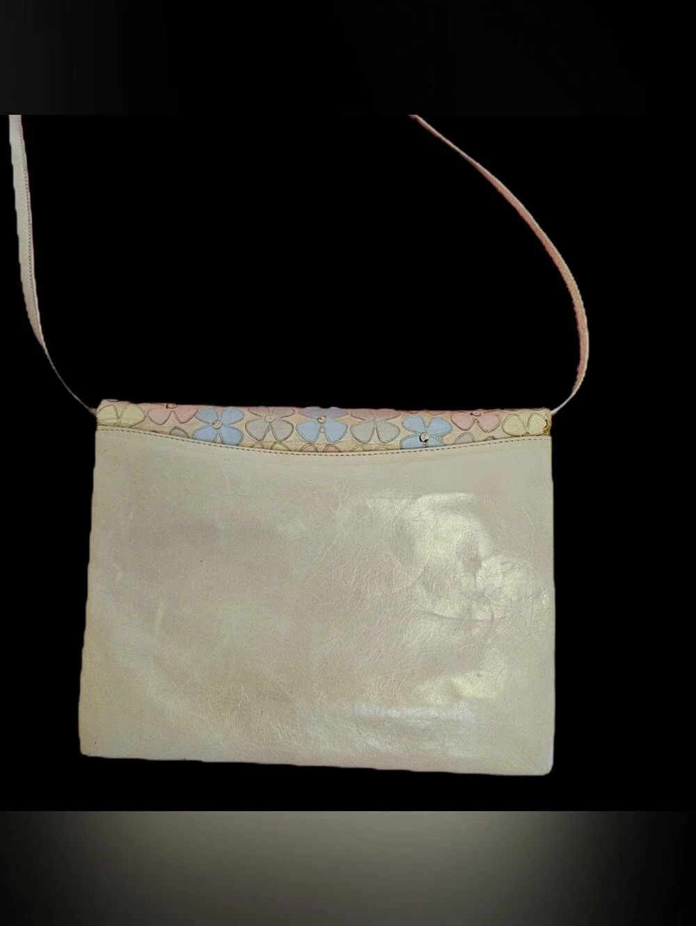 Neiman Marcus Pastel Floral Crossbody Bag